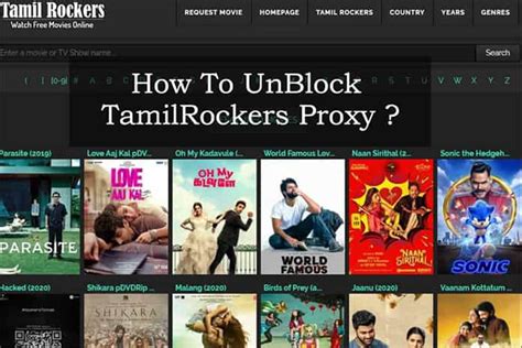 unblock tamilrockers|Tamilrockers Proxy